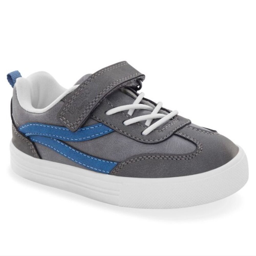 OshKosh B'Gosh Toddler Boy's Hook & Loop Fashion Sneakers - Grey/Blue